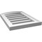 Ekena Millwork Arch Top Surface Mount PVC Gable Vent: Non-Functional, w/2"W x 1-1/2"P Brickmould Frame, 14"W x 18"H GVPAR14X1802SN - alternate 3